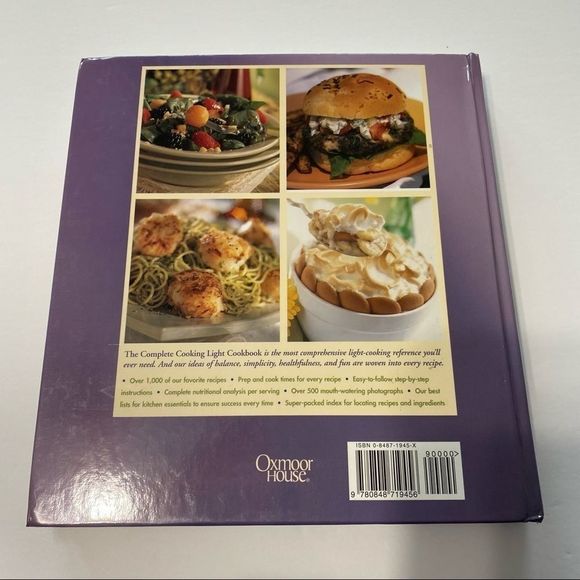 Vintage The Complete Cooking Light Cookbook recipe book - Picture 2 of 11